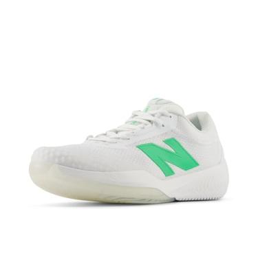 Imagem de New Balance FuelCell 996 V6 Tênis feminino, Maçã branca/verde, 7 Wide