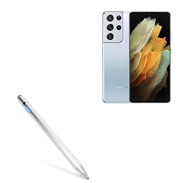 Imagem de Caneta Stylus BoxWave para Samsung Galaxy S21 Ultra [AccuPoint Active Stylus] Caneta eletrônica com ponta ultrafina para Samsung Galaxy S21 Ultra - Prata metálica