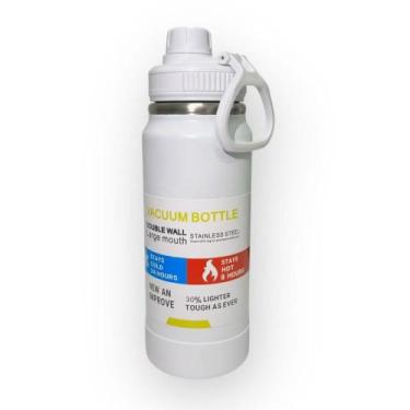 Imagem de Garrafa Térmica 600ml Premium com Protetor de Silicone TR-016 - Rayson