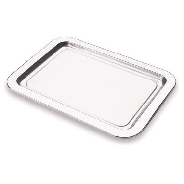 Imagem de Bandeja Rasa Pop De Aço Inox Forma Para Servir 35cm Multiuso