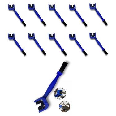 Imagem de Escovas escovinha limpa limpeza corrente bike moto shiver atacado 20 u