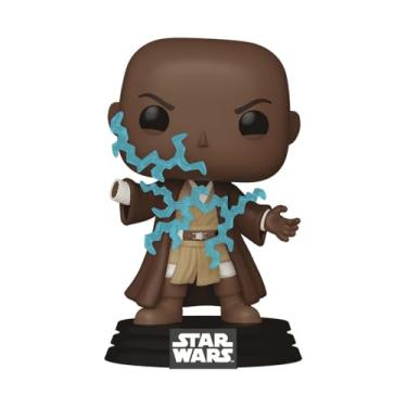 Imagem de Funko Star Wars Episódio III Mace Windu Force boneco de vinil Pop que brilha no escuro 788