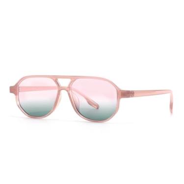 Imagem de HCPIHF Óculos de sol retrô fashion feminino masculino praia vintage festa ao ar livre (5)