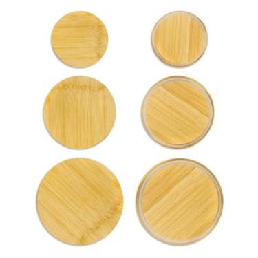 Imagem de Tampas de madeira de reposição TERESRY para recipientes de vidro Pyrex