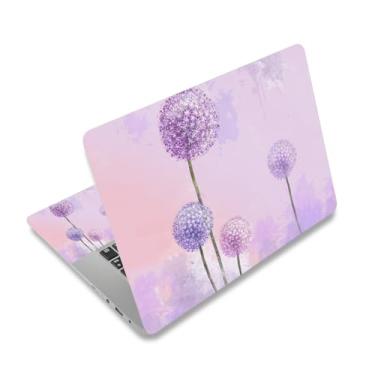 Imagem de 12,1 13 13,3 14 15,4 15,6 polegadas Laptop Skin Decalque Universal Vinil Netbook Adesivo reutilizável Notebook PC Arte Decalque Capa protetora, à prova d'água e resistente a arranhões (Dente-de-leão