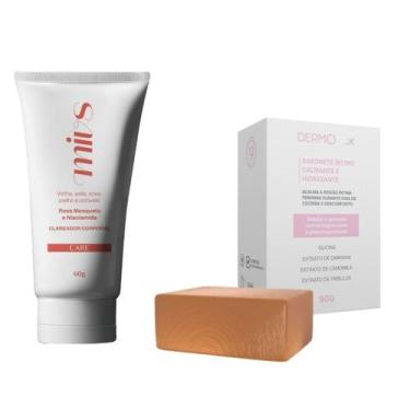 Imagem de Clareador Creme Virilha Suvaco Sabonete Barra Dermosex Mivs