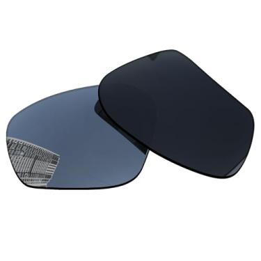Imagem de Acefrog Lentes de reposição polarizadas de 1,5 mm para óculos de sol Oakley Field Jacket OO9402 64 mm, material atualizado, resistente a impactos - prateado cromado polarizado espelhado - 1,5 mm