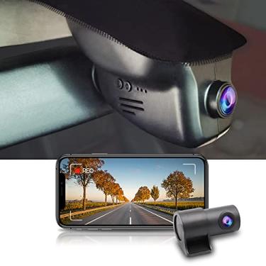 Imagem de Fitcamx Câmera frontal 4K + traseira 1080P para Jaguar XF X250 2012-2015, 1ª geração (modelo B), visual OEM integrado, vídeo HD duplo, Wi-Fi e aplicativo, gravação em loop, sensor de gravidade, fácil