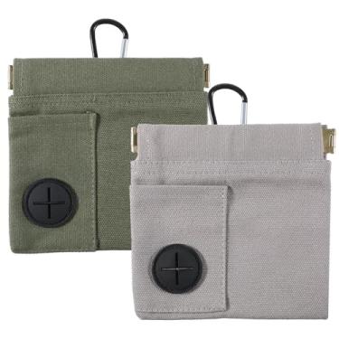 Imagem de Pacote com 2 bolsas de guloseimas para cães, bolsa portátil para treinamento de filhotes de cachorro com mosquetão de fivela magnética de fechamento automático, bolsa de recompensa para lanche de