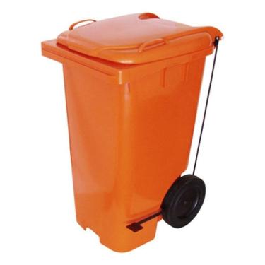 Imagem de Lixeira Contêiner 240 Litros Com Pedal Contentor Lixo 240 L