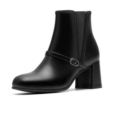 Imagem de Clarks Bota feminina Keirsta Day Ankle Boot, Couro preto, 42