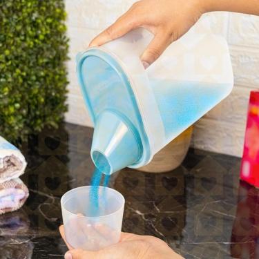 Imagem de Porta Grãos Multiuso com Copo Medidor Resistente 1 Unidade