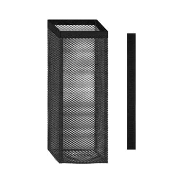 Imagem de ＫＬＫＣＭＳ Saco coletor de fiapos para ventilação de secadora Saco com filtro de pó Fácil de lavar 14 cm x 14 cm x 40 Tampa de ventilação de secadora leve e