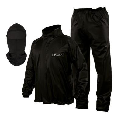 Imagem de Capa de Chuva Delta Flex PVC Motociclista Motoboy + Balaclava, P