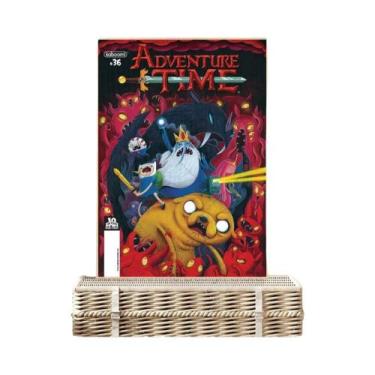 Imagem de Pôster De Anime Adventure Time Adesivo Impermeável Para Decoração De P