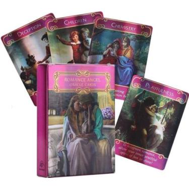 Imagem de The Romance Angels Oracle Deck Holográfico Oráculo Os Anjos Do Romance