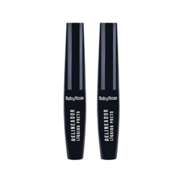 Imagem de Kit 2 Delineador Preto Líquido Ruby Rose
