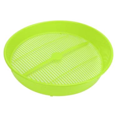 Imagem de HEEPDD Bandeja de Limpeza de Bagas, Cesta de Limpeza de Berry para Lavar Frutas de Plástico para Mirtilos de Vegetais Jardinagem de Cozinha 360mm/14,2 Polegada de Diâmetro