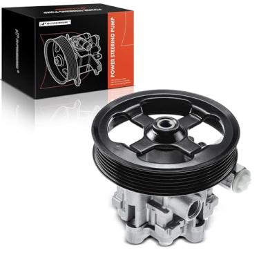 Imagem de A-Premium Bomba de direção hidráulica, com polia, compatível com Dodge Caliber 2007-2012 e Jeep Compass 2007-2017, Patriot 2007-2017, 2.0L 2.4L, substitui # 5105048AB, 5105048AC