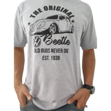 Imagem de Camiseta Carros Clássicos The Original Beetle - lgamn, Cinza, M
