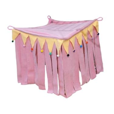 Imagem de Ｂｅｓｇａ Esconderijo para porquinhos-da-índia, casa para porquinhos-da-índia, removível e respirável para descanso, esconderijo para pequenos animais, Rosa, M