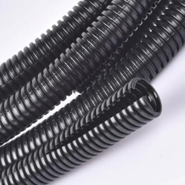 Imagem de Tubo dividido de tear de 2,5 cm - capas protetoras de cabos elétricos de 7,6 m, conduíte flexível de fio automotivo