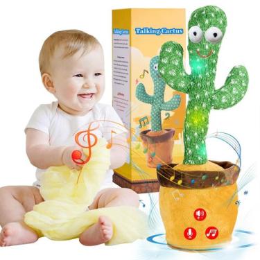 Imagem de Brinquedo para bebês Dancing Talking Cactus JAKCJFII com 120 músicas