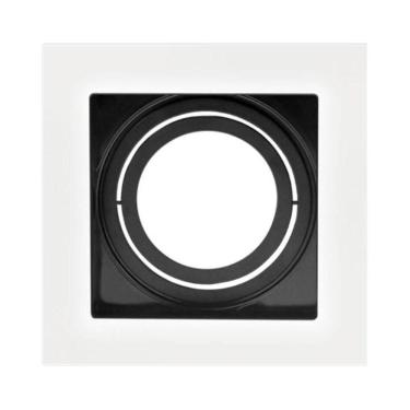 Imagem de Spot Embutir Quadrado Conecta Dicroica 1Xgu10 Br/Pt Bella