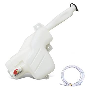Imagem de DNA Motoring OEM-WT-SZ1288120 Reservatório de fluido de lavadora de para-brisa estilo fábrica com bomba e tampa compatível com Suzuki SX4 Sedan 2008-2013