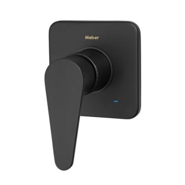 Imagem de Acabamento de Monocomando para Chuveiro 2997 Linha Minimal Advance Preto Fosco Meber