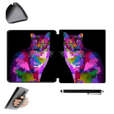 Imagem de GUKSRASO Capa para Kindle Oasis 10ª/9ª Geração 2019/2017 (Modelo: CW24WI/S8IN4O) - Adequado Apenas para 7 Polegadas, Capa Protetora Fina e leve de TPU com Alça de Mão e Caneta