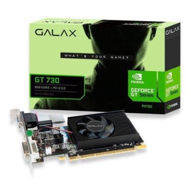 Imagem de Placa de Vídeo Galax GT 730 NVIDIA GeForce 4GB DDR3 128 bits - 73GQF8H