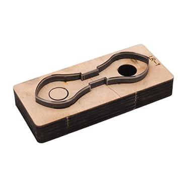 Imagem de Molde de corte de couro DIY, molde de corte de metal de couro para artesanato faça você mesmo (LR-1)