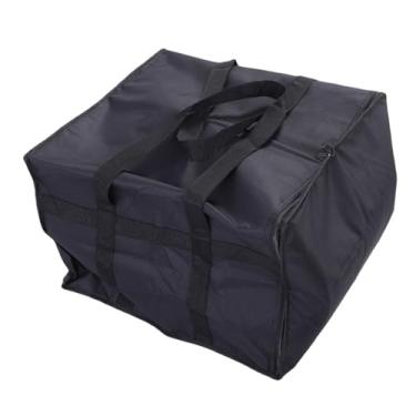 Imagem de Luocute Saco Isolado para Entrega de Pizza, 50,8x50,8x35,56cm 600D Oxford Fabric Carrier Reutilizável Cooler Warmer Food Bag, Adequado para Compras de Supermercado