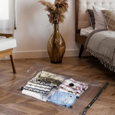 Imagem de Pacote com 3 sacos de armazenamento, extragrande – tamanho médio para edredons, edredons e armazenamento a granel – Economiza espaço e é durável