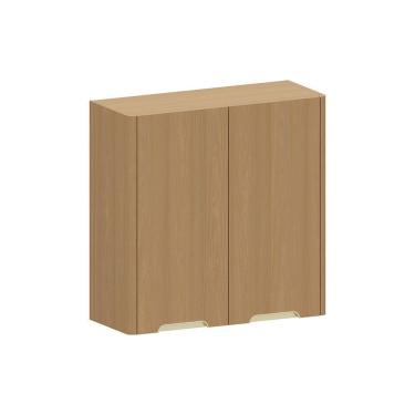 Imagem de Armário Aéreo Para Cozinha 80cm 2 Portas Lúmina Luciane Móve Freijó/freijó