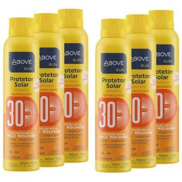 Imagem de Protetor Solar Aerosol Above Fps30 150ml Combo 6 Und