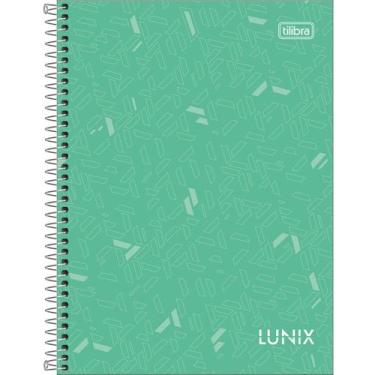 Imagem de Caderno Espiral Universitário Lunix 1 Matéria 80 Folhas Capa Dura Tili