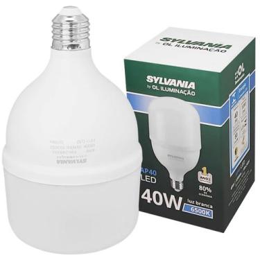 Imagem de Lâmpada Bulbo Led Alta Potência 40W Bivolt Frio 6500K - SYLVANIA, 110V