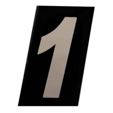 Imagem de Número Residencial 1 em Acm Refletivo Numeral 11,5 x 6,5 cm