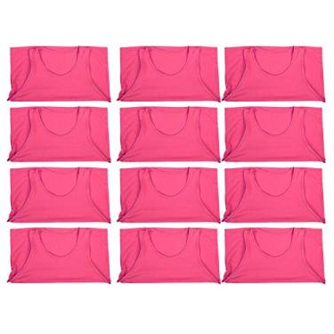 Imagem de Colete de Futebol Infantil, Camisa de Treinamento de Malha Respirável, Moletom Esportivo de Seco Rápido, Pacote de 12, Muito Leve e Resistente, Ajuste Ideal, Rose Red, Tamanhos