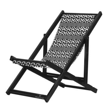 Imagem de Espreguiçadeira Preguiçosa Dobrável Black Sb-retro