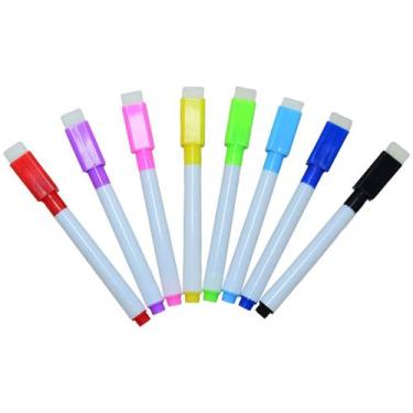 Imagem de Kit 50 Canetas Para Quadro Branco Com Apagador E Imã - Ideal Planners