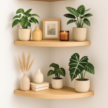 Imagem de Prateleira de Canto Madeira Pinus 25x25cm(2)