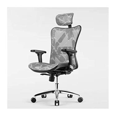 Imagem de Cadeira de escritório cadeira e-sports cadeira de computador cadeira de escritório ergonômica assento de jogo cadeira giratória de trabalho encosto cadeira elevatória (cor: preto 1, tamanho: tamanho