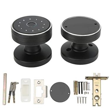 Imagem de Maçaneta digital de carregamento USB com teclado sem chave, liga de alumínio, liga de zinco, impressão digital, fechadura de porta com controle de aplicativo para