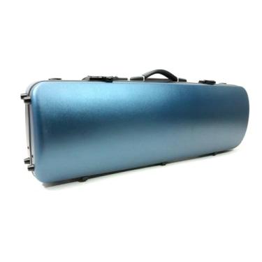 Imagem de Estojo Para Violino Com Trava Combinada De Fibra De Carbono Mochila Leve De Ombro Com Alça Antipressão Estojo para instrumento de violino(Blue)