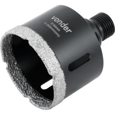 Imagem de Serra Copo Diamantada Para Esmerilhadeira 64 Mm Vonder