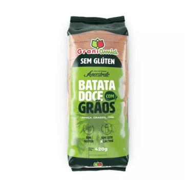 Imagem de Pão Ancestrale Grãos e Batata Doce Sem Glúten Grani Amici - 420g