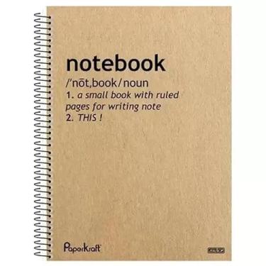 Imagem de CADERNO UNIV. CD ESPIRAL 1 MATERIA 80FLS PAPERKRAFT